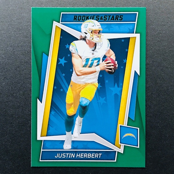 NFL Other - Justin Herbert - 2022 Rookies and Stars Green #50